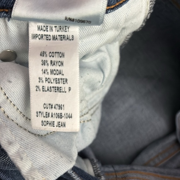 AGOLDE Sophie Classic Blue Women's Jeans - Picture 13 of 14